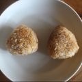 みるく茶's cooksnap of when they made 焼きおにぎり♪味噌・醤油・砂糖・残りご飯.