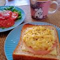 リンリン☆☆☆'s cooksnap of when they made のせて！のせて！ガッツリトースト！.