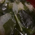 ﾌﾞﾚﾝﾀﾞ's cooksnap of when they made 冬瓜とわかめのかんたん味噌汁.