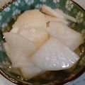 pepepensan's cooksnap of when they made 簡単！ちょっぴり甘めの大根のお漬け物.
