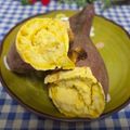 ととろ＆めい's cooksnap of when they made 簡単！レンジとトースターde焼き芋☆.