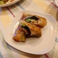 ふみシオン's cooksnap of when they made 海老アスパラモッツァレラチーズ春巻き.