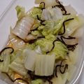 ヨシヨッシー's cooksnap of when they made 白菜の和風塩昆布和え.