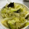 ミレーちゃん's cooksnap of when they made ちぎるだけ～キャベツと海苔のごま油サラダ.