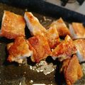 ぱとぷら's cooksnap of when they made 皮パリパリ 身ジューシー　鶏モモ肉焼き方.