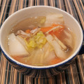 あーこ姐's cooksnap of when they made 簡単あと1品　生姜と白菜とキノコのスープ.