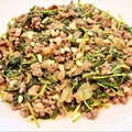 LaceyBlue2's cooksnap of when they made ラム挽肉とパクチーと松の実の炒め物.