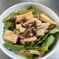azbjbn's cooksnap of when they made 小松菜と厚揚げとしめじの煮物.