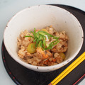 バカリャウ's cooksnap of when they made 秋鮭とキノコと銀杏の秋満載 炊き込みご飯.