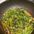 秘書のレシピ's cooksnap of when they made パックブン・ファイデーン（空芯菜炒め）.