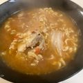 papikun's cooksnap of when they made 辛ラーメンで鍋のシメ.
