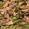 クック2DCB1D☆'s cooksnap of when they made ナスとオクラと豚肉のポン酢炒め.