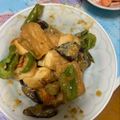 nakataka先生's cooksnap of when they made 厚揚げでヘルシー！なすとピーマンの鍋しぎ.