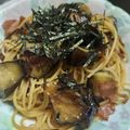 waみわmi's cooksnap of when they made ナスとベーコンの和風醤油パスタ.