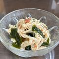 Kayo's cooksnap of when they made 5分で完成♫えのきとわかめの生姜ポン酢.