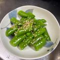 こきんちゃん✋'s cooksnap of when they made スナップエンドウのナムル.