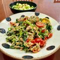 Superlittleboo's cooksnap of when they made ほうれん草とトマトのツナドレッシング.