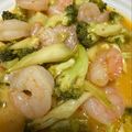 Albanana's cooksnap of when they made ☆海老とブロッコリーのスイチリマヨ炒め☆.
