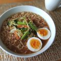 ☽月光's cooksnap of when they made みそラーメンに余り野菜を炒めてブチこみ♨.
