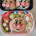 マリトラ5625's cooksnap of when they made 完食アンパンマンと大好きおかずのキャラ弁.