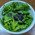 出目綺羅's cooksnap of when they made 簡単☆激旨！やみつきになる春菊のサラダ.