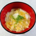 みぽぽ37's cooksnap of when they made 豆腐とねぎの春雨スープ.