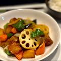 ぽぽーん！'s cooksnap of when they made 鶏と野菜の黒酢あん.