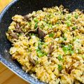 shiho23's cooksnap of when they made コストコアレンジ！プルコギ炒飯！.