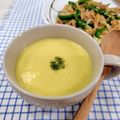 在宅勤務のおじさん's cooksnap of when they made 生トウモロコシから簡単基本のコーンスープ.