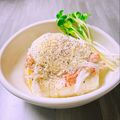 のんべぇヒロ's cooksnap of when they made カニカマ温玉のせの冷奴。白だしで.