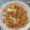 tikariri's cooksnap of when they made 簡単♪醤油ベースの美味しい焼きうどん♡.
