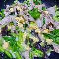 クック艦長！'s cooksnap of when they made 【 豚こまと小松菜ときくらげの中華炒め〗.