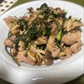 クックUO490Z☆'s cooksnap of when they made こしあぶらと豚バラ炒め.
