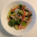 アクセル☆'s cooksnap of when they made レンジで2分！青梗菜とカニカマの旨塩和え.