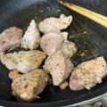 ノビル's cooksnap of when they made 豚モモブロックで☆ひとくちトンテキ.