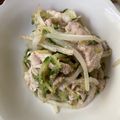 dollyj's cooksnap of when they made ごま香る☆きゅうりともやし冷しゃぶサラダ.