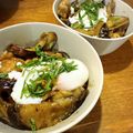 ざんじ's cooksnap of when they made 簡単！ナスと豚肉の味噌だれ丼☆.