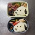 Chaaa_room's cooksnap of when they made キャラ弁★簡単スヌーピーおにぎり.