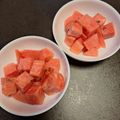 ほか弁ママ's cooksnap of when they made うちのスイカの切り方.