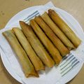 ラリー＆サラ's cooksnap of when they made お弁当に☆アスパラチーズ春巻き.