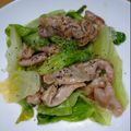 クックJOEさん's cooksnap of when they made ☆簡単☆豚こまレタスの塩レモン炒め.