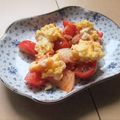 きらり流れ星's cooksnap of when they made キムチとミニトマトの卵炒め.