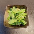 ほか弁ママ's cooksnap of when they made 普通過ぎ 小松菜ごま和え お弁当にも.