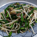山ばあば's cooksnap of when they made ニラともやしのオイスターソース炒め.