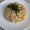 クック6DDPP8☆'s cooksnap of when they made ふんわり炒り卵の鮭フレークde簡単炒飯♪.