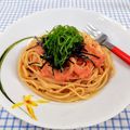 在宅勤務のおじさん's cooksnap of when they made 失敗なし！3つのコツで簡単明太子パスタ.