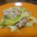 boris1973's cooksnap of when they made 材料2つ☆豚こまキャベツのスタミナ炒め。.