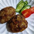 クックるん☆戦隊's cooksnap of when they made ☆簡単☆基本のハンバーグ(覚書).