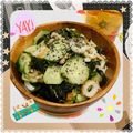 ふくmama✨✨'s cooksnap of when they made アレンジ無限大♪胡瓜とワカメの中華サラダ.