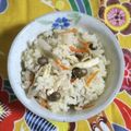 mmameco's cooksnap of when they made むかご入り☆具だくさん炊き込みご飯.